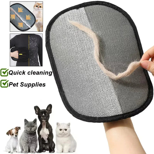 Pet Hair Remover Gloves – Portable, Reusable & Washable Dehairing Gloves for Clothes, Furniture & Pet Grooming