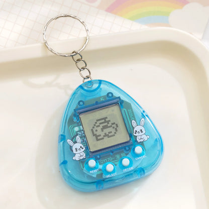 168-in-1 Virtual Digital Pet Toy – Transparent Retro Electronic Pixel Pet Game Keychain