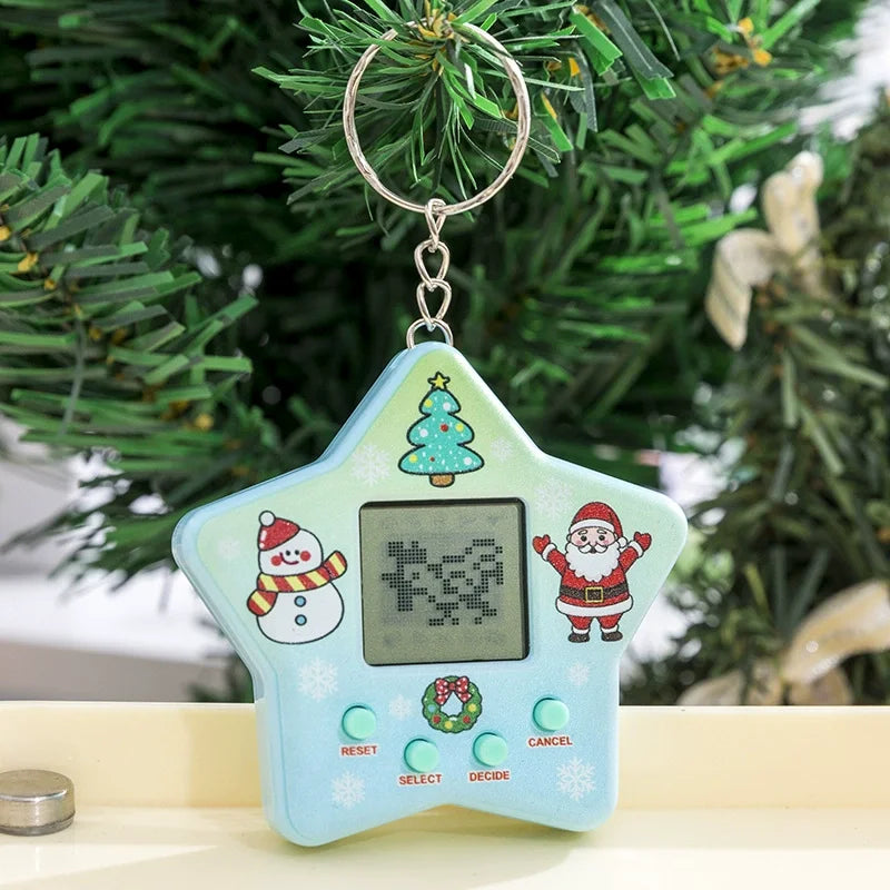 168-in-1 Virtual Digital Pet Toy – Transparent Retro Electronic Pixel Pet Game Keychain
