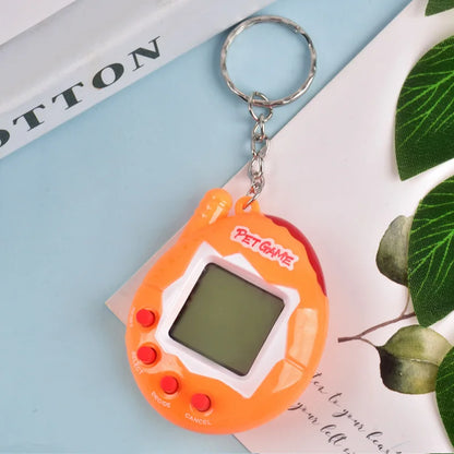 168-in-1 Virtual Digital Pet Toy – Transparent Retro Electronic Pixel Pet Game Keychain