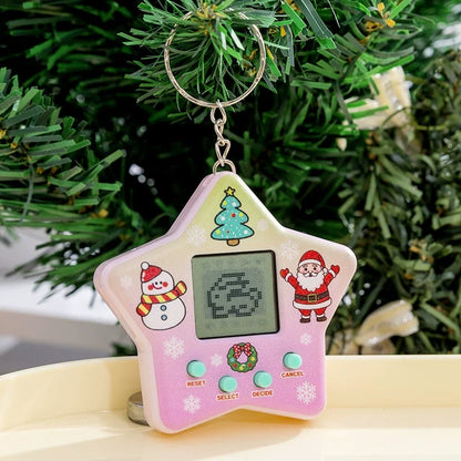168-in-1 Virtual Digital Pet Toy – Transparent Retro Electronic Pixel Pet Game Keychain
